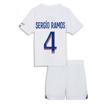 Paris Saint-Germain Sergio Ramos #4 Tredjeställ Barn 2022-23 Korta ärmar (+ Korta byxor)